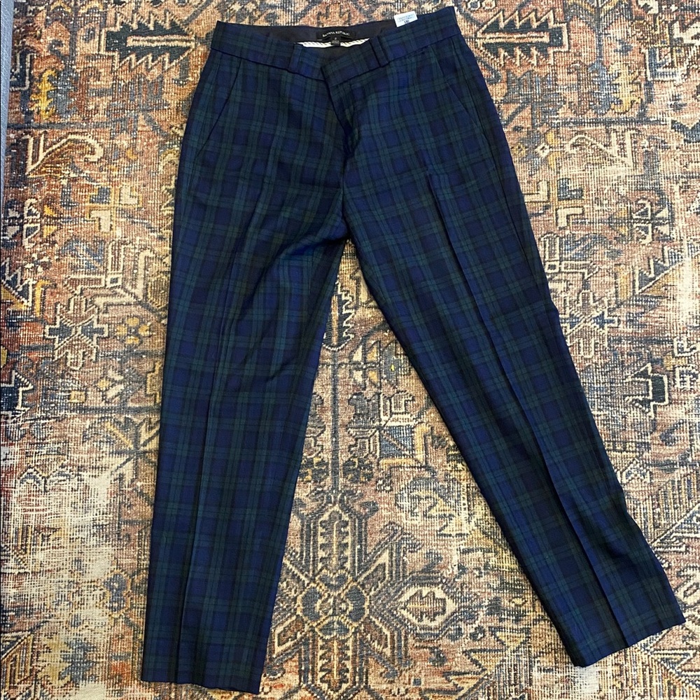 Banana Republic Avery Plaid Dress Pants